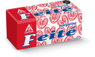 Margarina Lastur Feite 1 kg Caja 10 pz