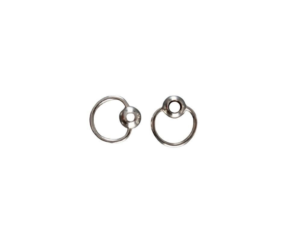 Blumenring aus Messing mit Nickel-Finish