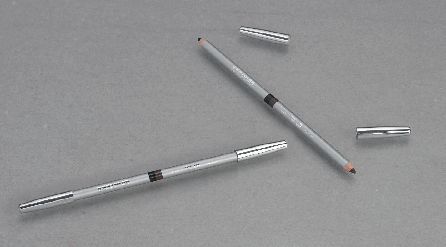 Schwarzer und brauner Bleistift