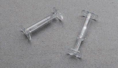 Schraubenkinnschutz aus transparentem Kunststoff