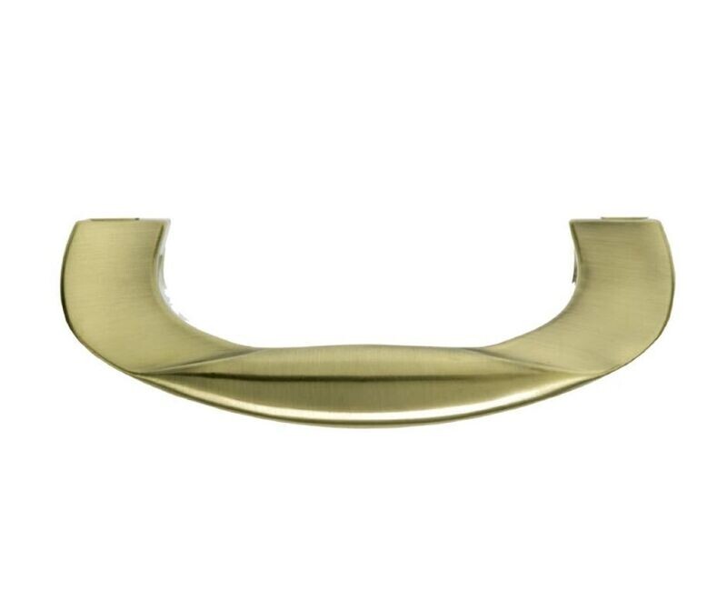 Kappa-Halbmondgriff aus Zamak mit Antik-Messing-Finish