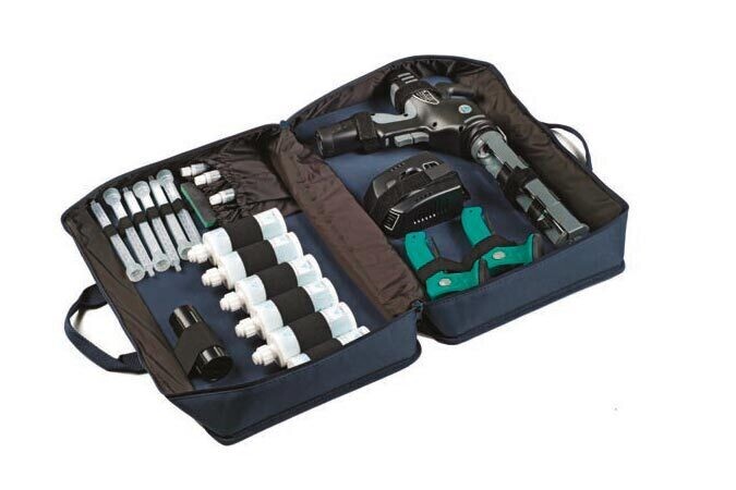 Komplettes Quick-Welding Plus-Kit mit batteriebetriebenem Applikator