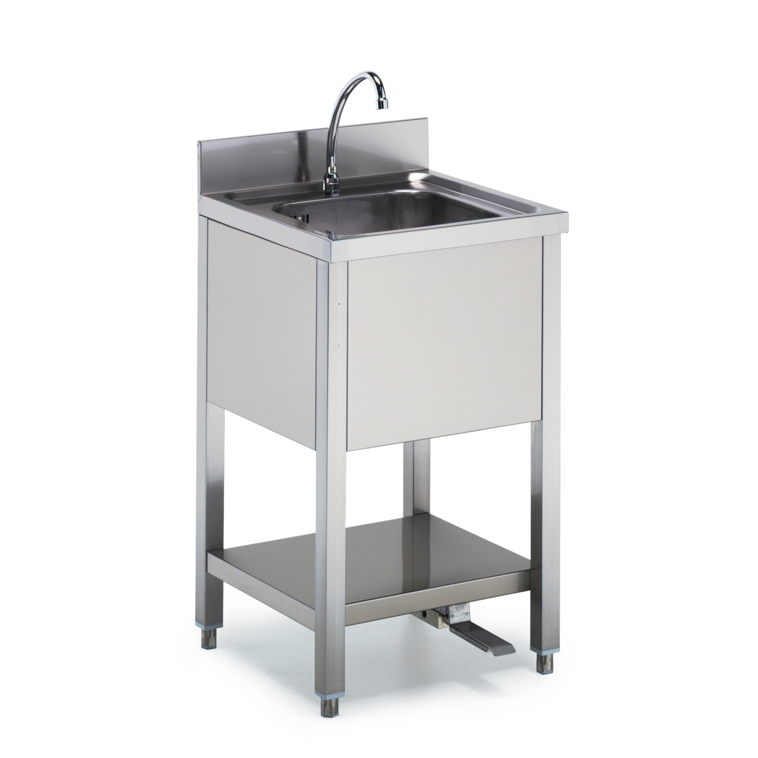 Standwaschbecken mit Fußpedal