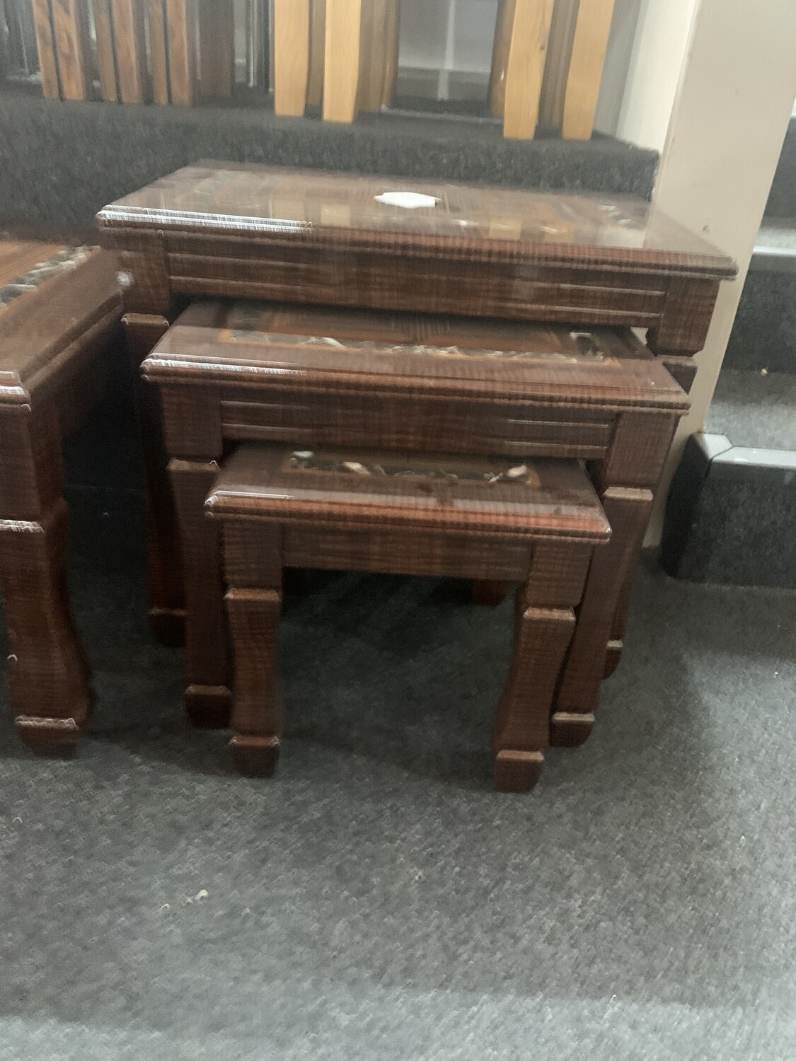 Cougar Brown Nest Table Set of 3
