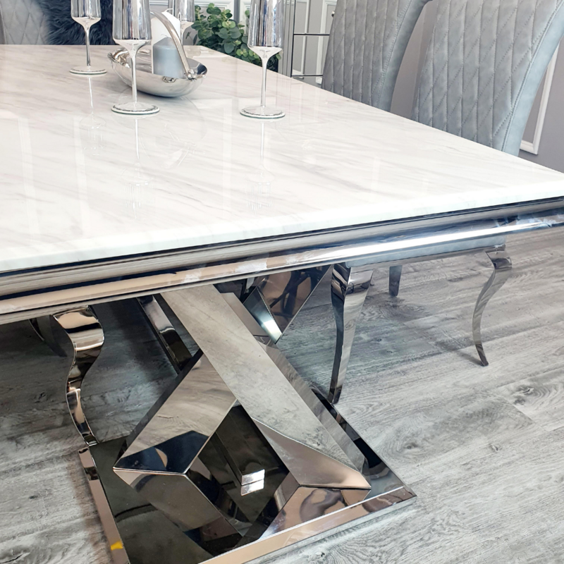 1.8M Xavier Marble Dining Table