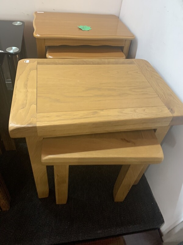 Otley Oak Nest table set of 2