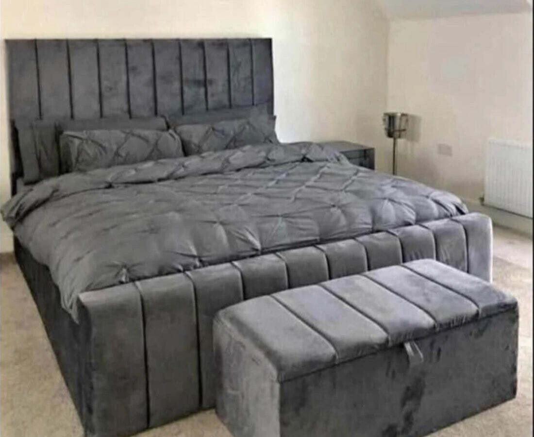 Esther Panel Sleigh Bed