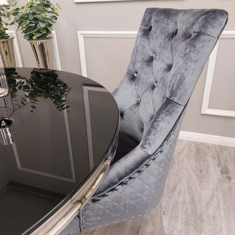 Bentayga Lion Knocker Dining Chair