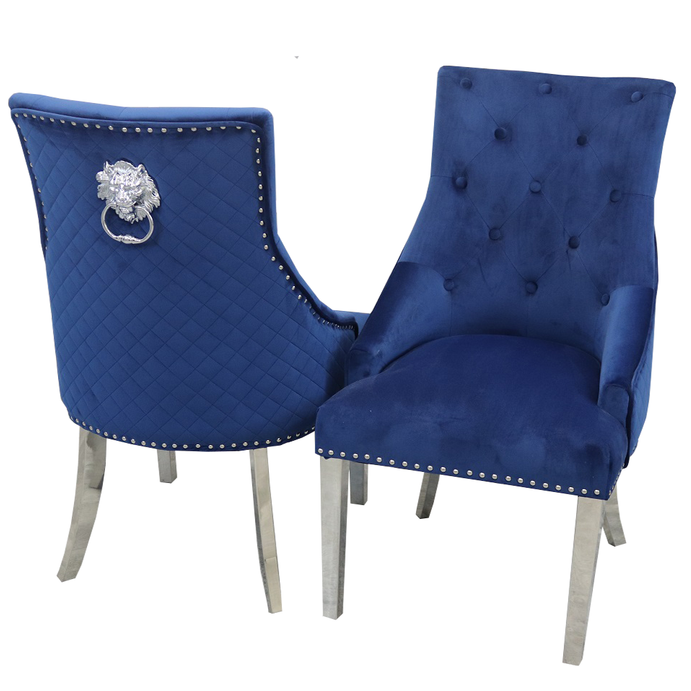 Bentayga Lion Knocker Dining Chair