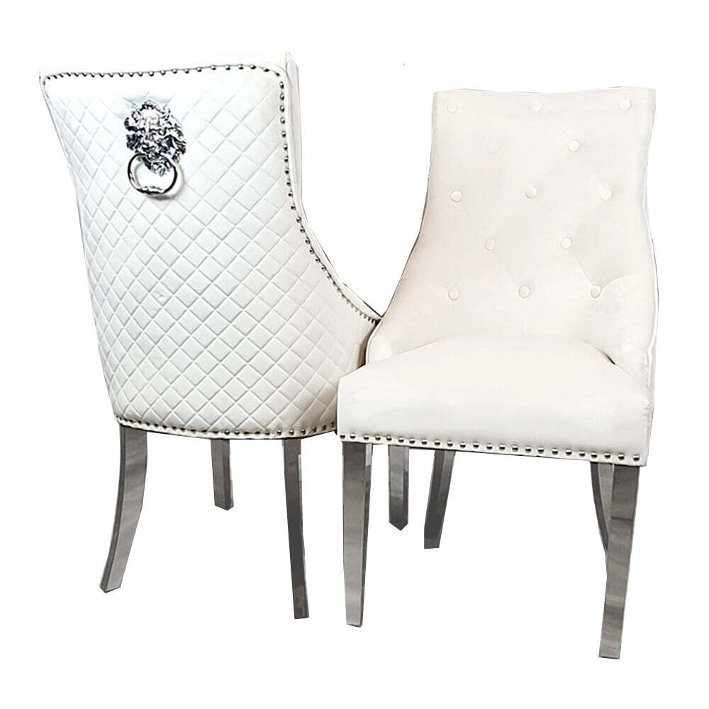 Bentayga Lion Knocker Dining Chair