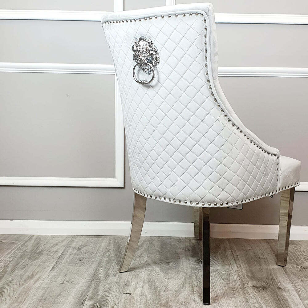 Bentayga Lion Knocker Dining Chair