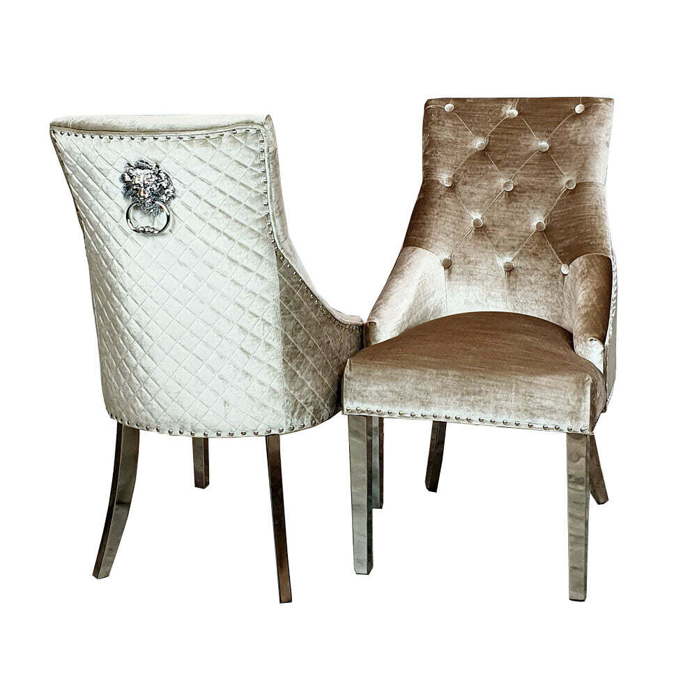 Bentayga Lion Knocker Dining Chair