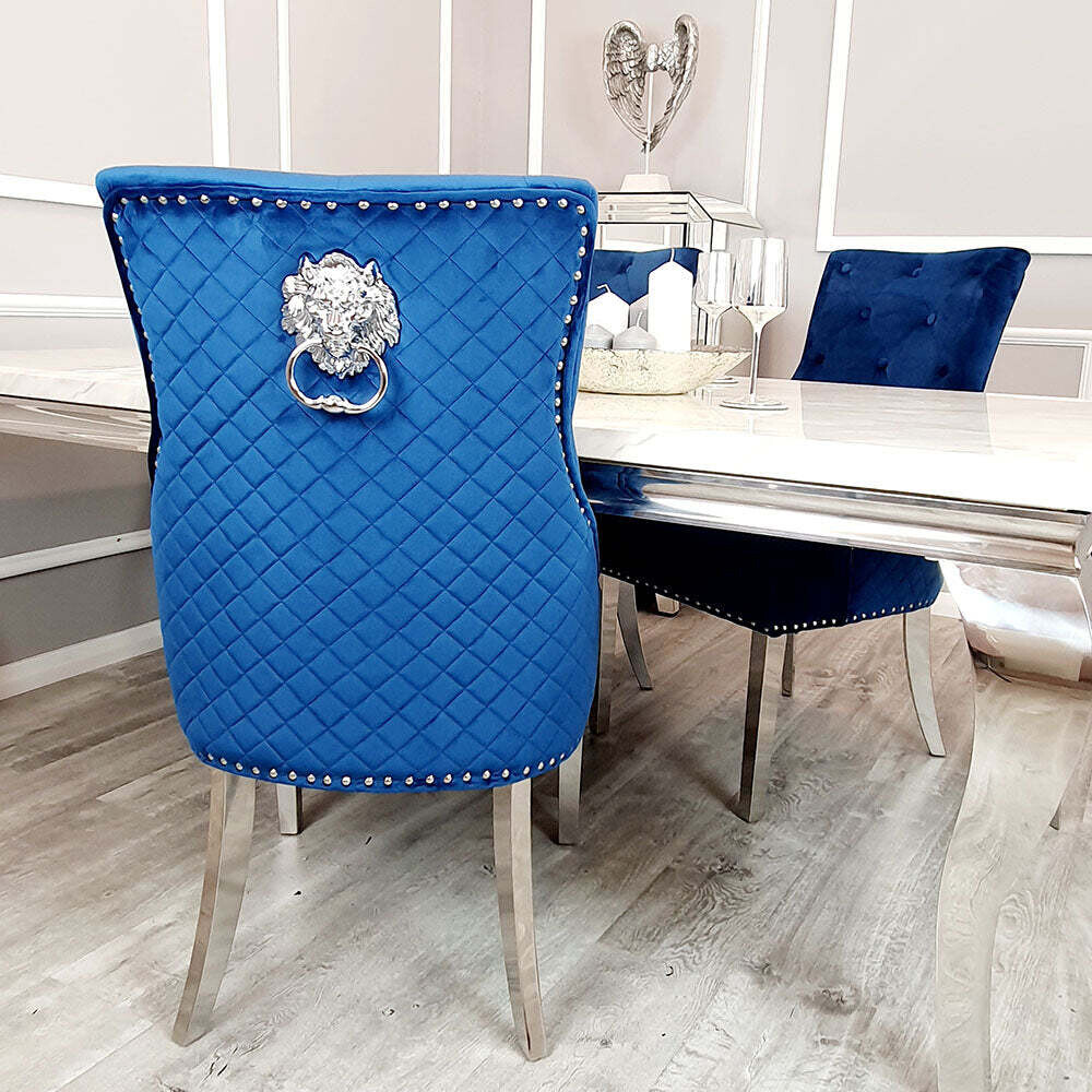 Bentayga Lion Knocker Dining Chair