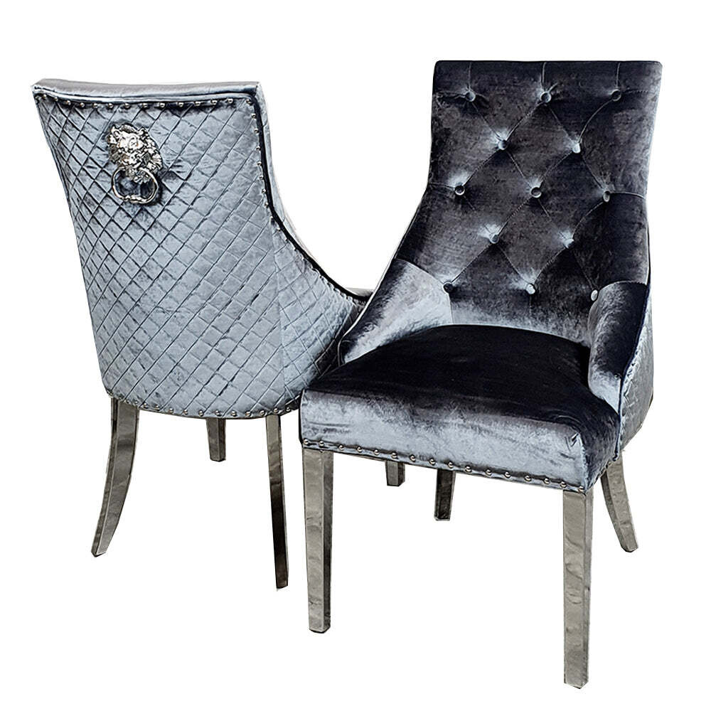 Bentayga Lion Knocker Dining Chair