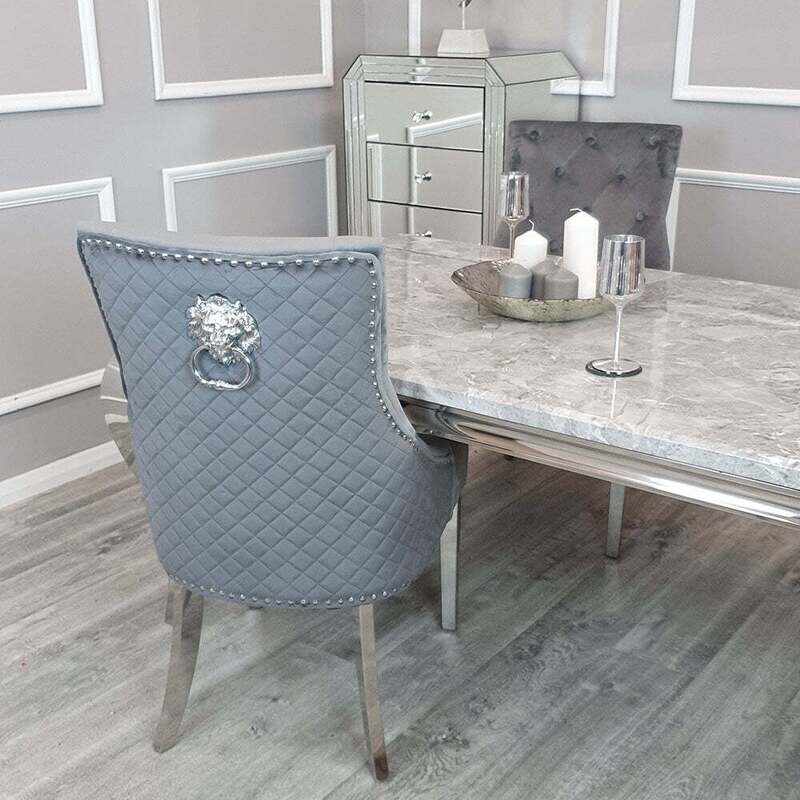 Bentayga Lion Knocker Dining Chair