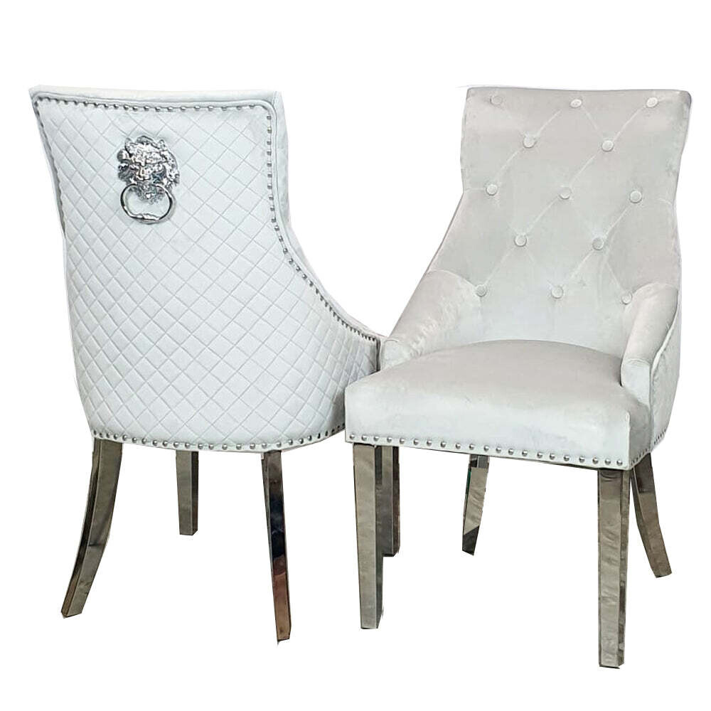 Bentayga Lion Knocker Dining Chair