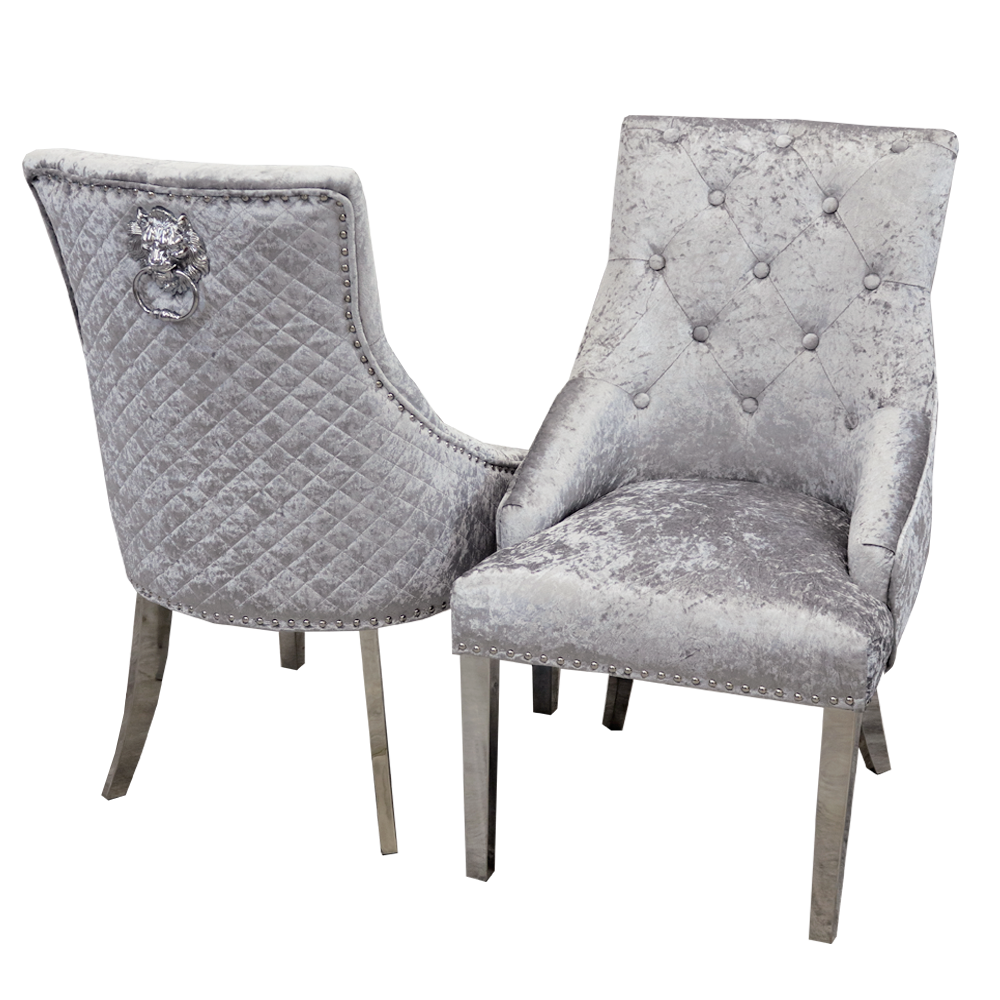 Bentayga Lion Knocker Dining Chair