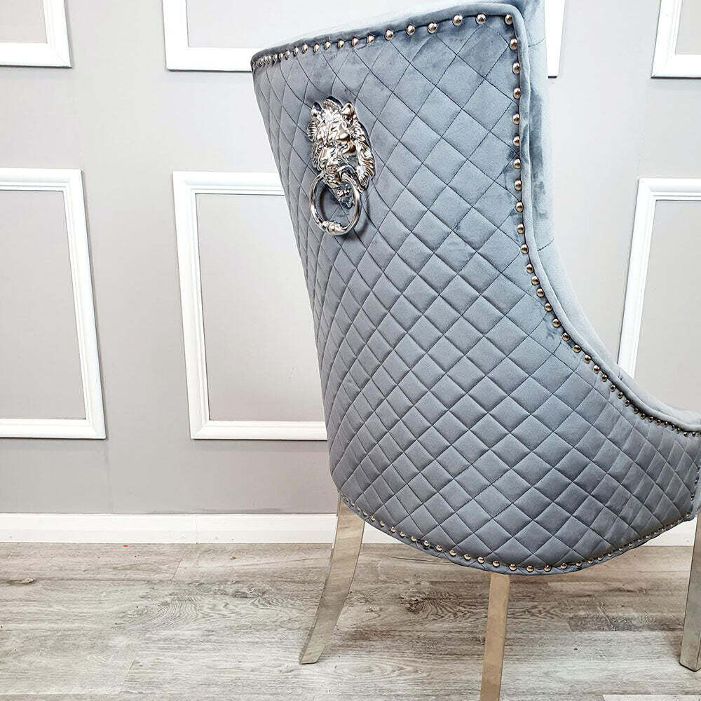 Bentayga Lion Knocker Dining Chair