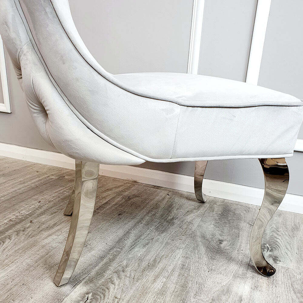 Malia Straight Velvet Dining Chairs
