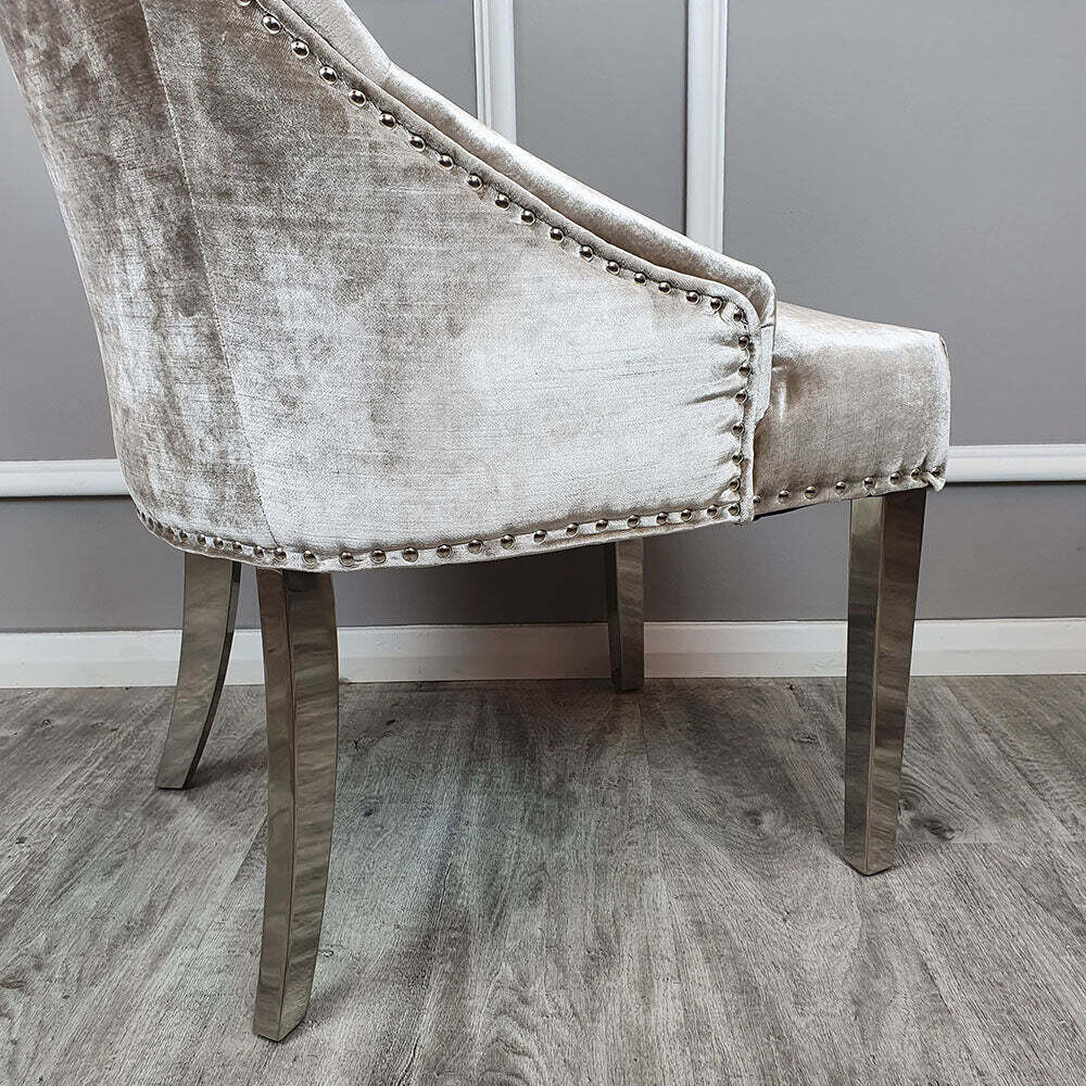 Denmark Velevt Knocker Chair