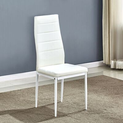 Bruno White Dining Chairs