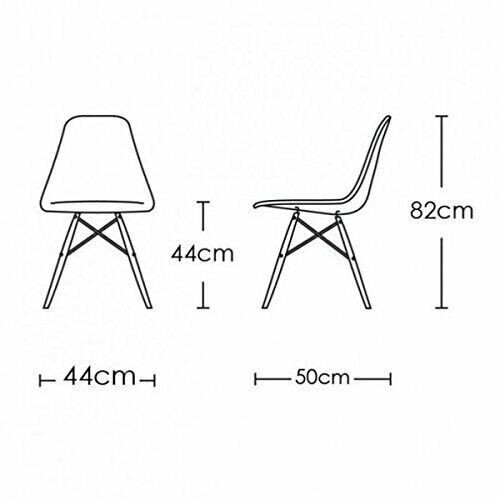 Sandy Plastic Dining Chairs