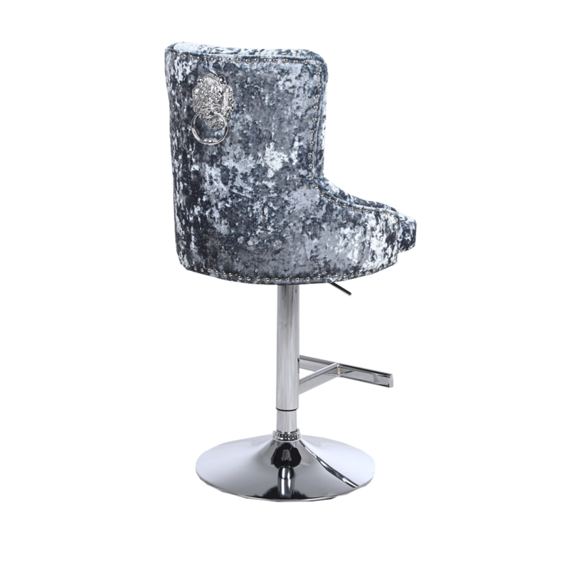 Denmark Crushed Velvet Bar Stool