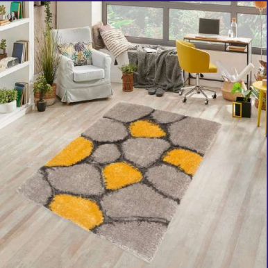 3D Pebble Collection, Colour: Silver-Ochre