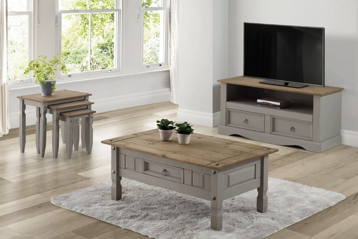Cinnamon Solid Pine Coffee Table