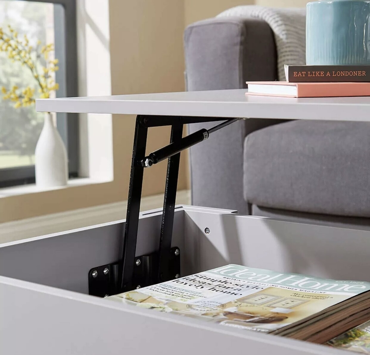 Noah Grey Storage Coffee Table