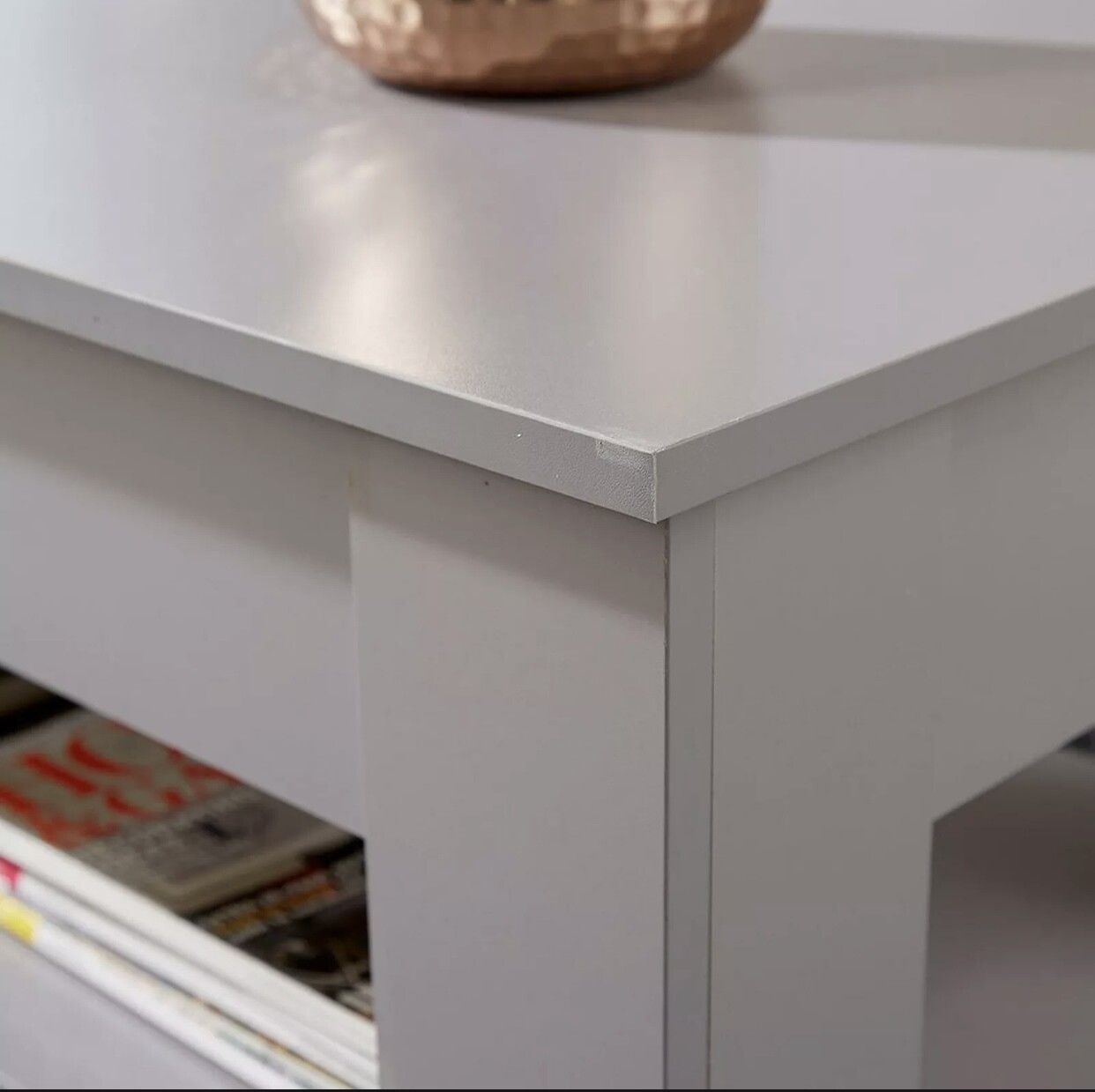 Noah Grey Storage Coffee Table