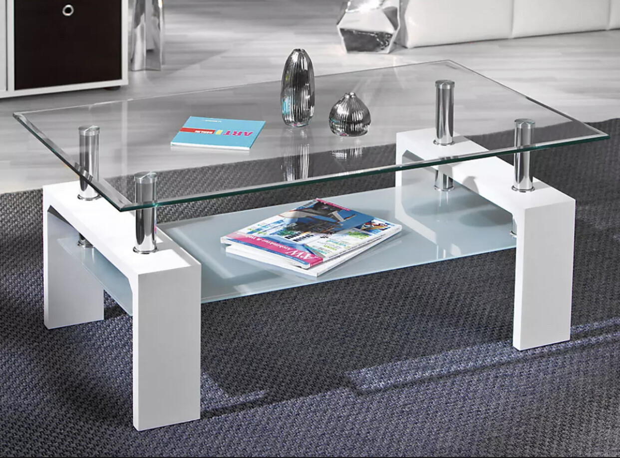 Chonks Glass Coffee Table