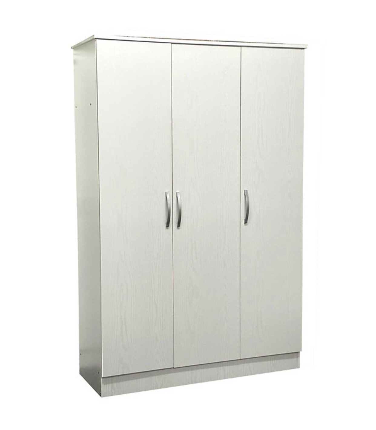 Alayna 3 door Wardrobe Ash, Colour: White Ash