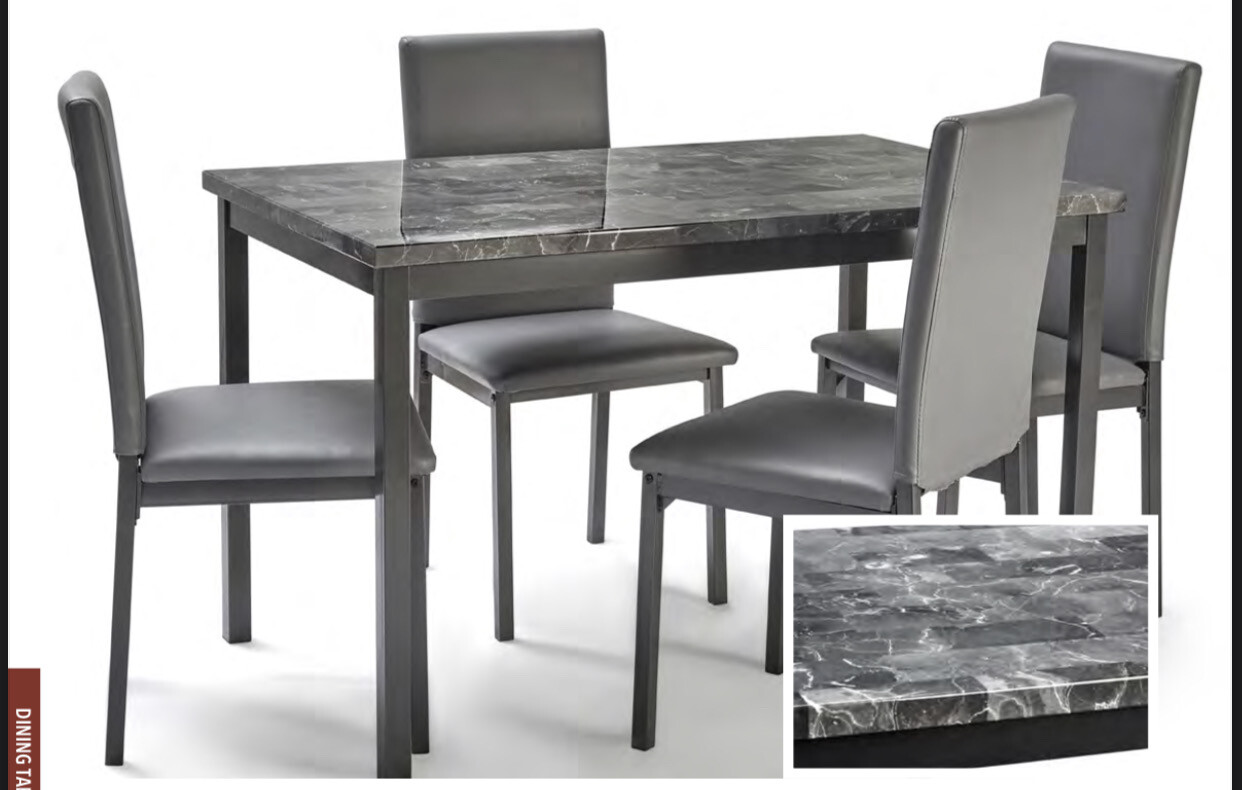 Lucy Marble Effect Table
