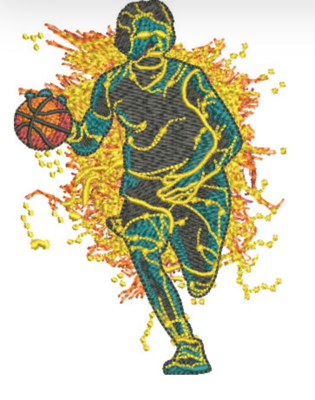 Lava Basketball Player