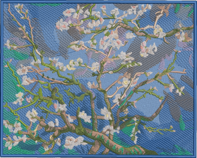 Embroidery Art Almond Blossoms - Van Gogh