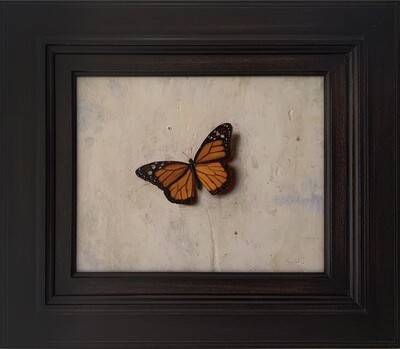 Justin Wood, "Monarch", Oil on panel, 8 x 10 inches