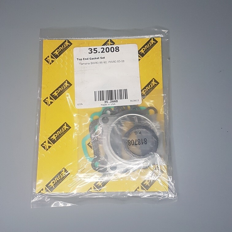 Prox Top End Gasket set Yamaha PW/BW80 83-06 Prox Top End Gasket set Yamaha PW/BW80 83-06