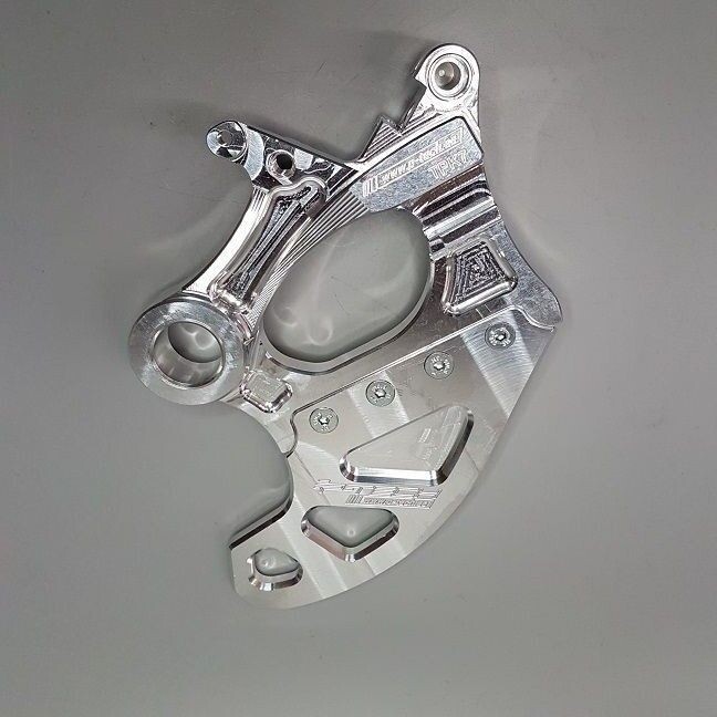 Rear brake disc guard for TM Racing 2T and 4T