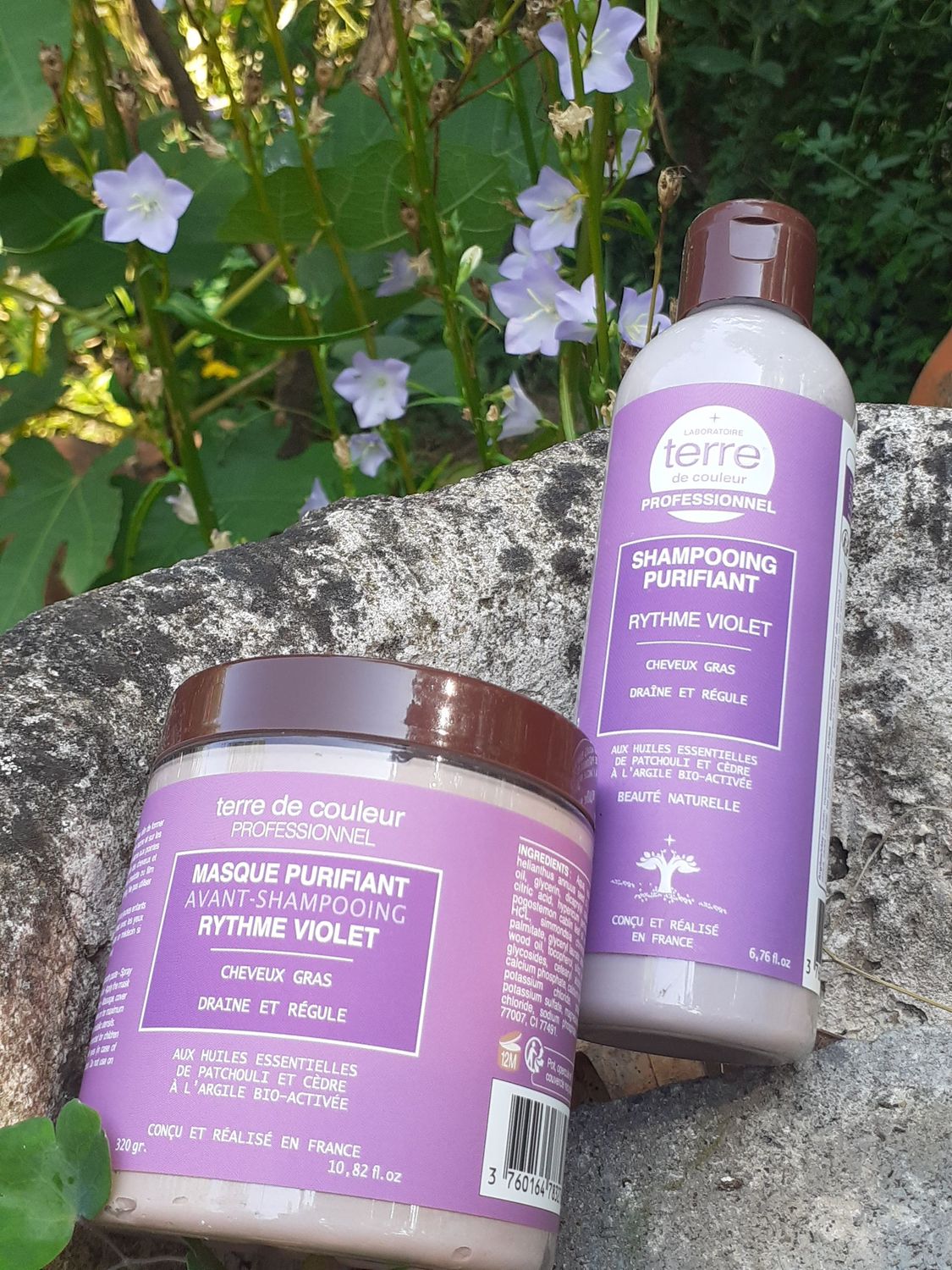 KIT Soin structure ( violet) Terre de couleur