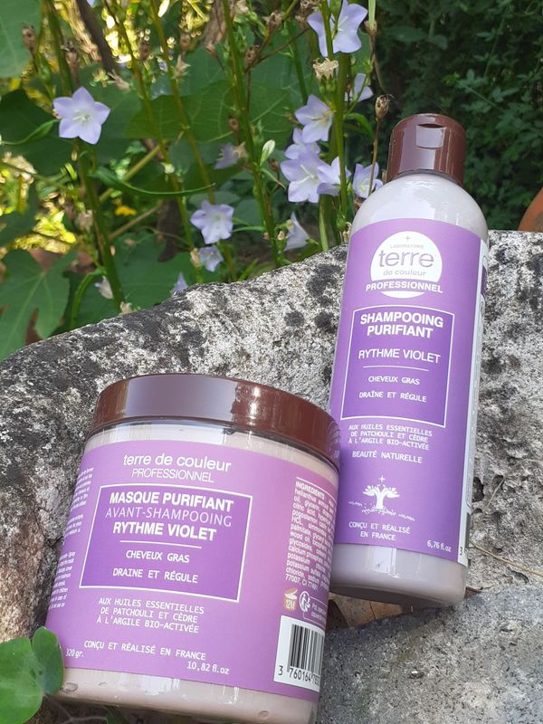 KIT Soin structure ( violet) Terre de couleur