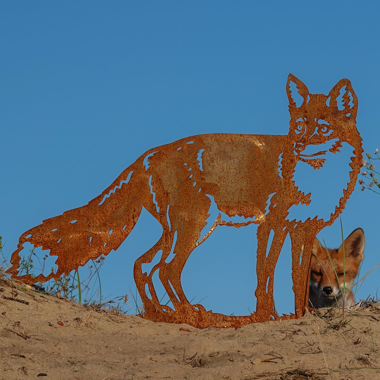 Herten 3D-muursilhouet, dieren in het bos metalen muurkunst, ijzeren Herten 3D-muursilhouet, dieren in het bos metalen muurkunst, ijzeren