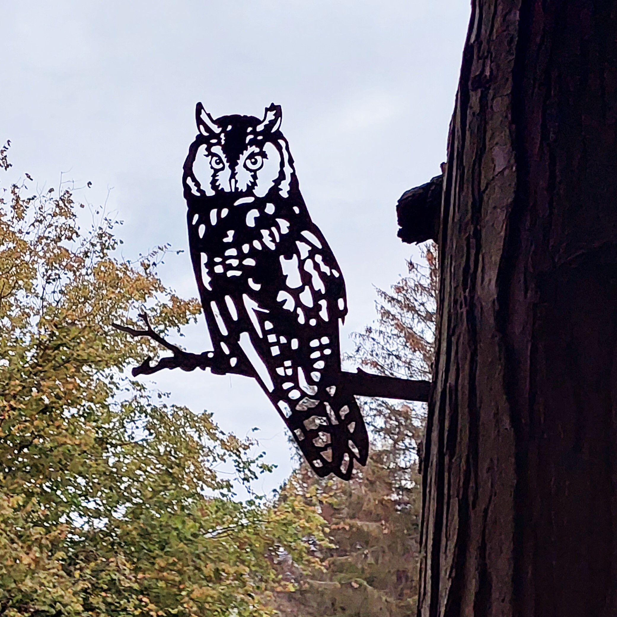 Uil - Ransuil van cortenstaal