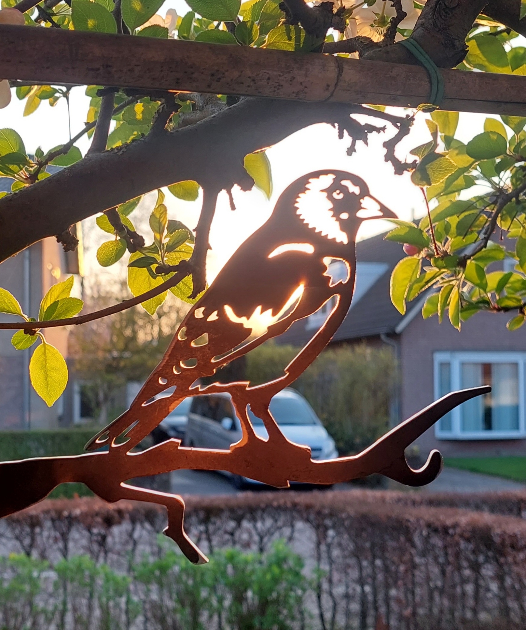 Putter van cortenstaal