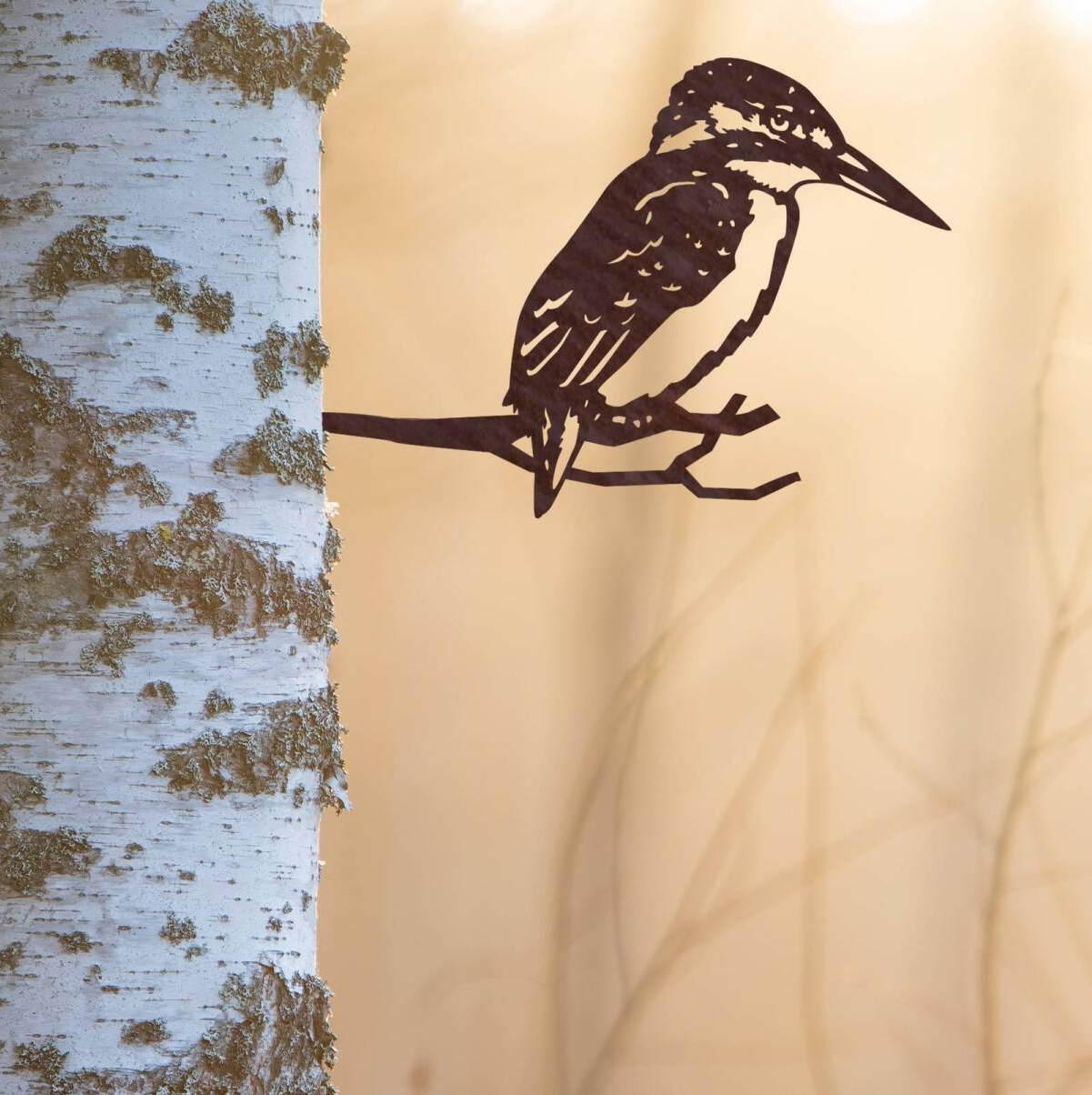 IJsvogel van cortenstaal