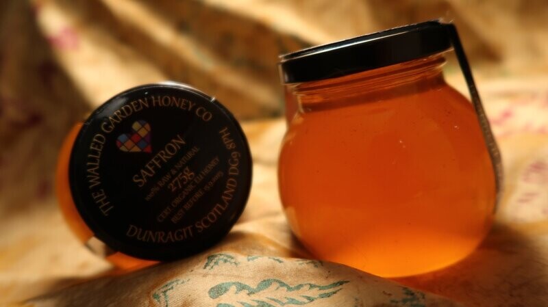 SAFFRON AND GOJI BERRY HONEY - EU CERTIFIED ORGANIC