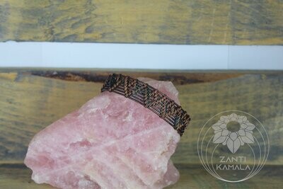 Copper mountains wire woven bracelet