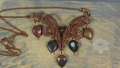 Elvish Minx Cherry Creek jasper necklace