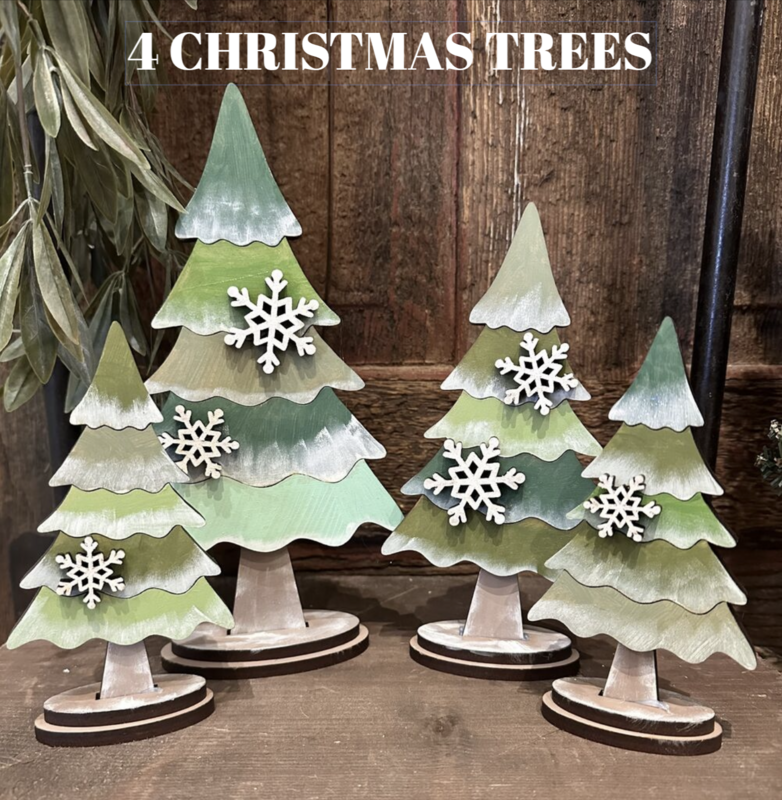 4 CHRISTMAS TREE INSTRUCTIONS