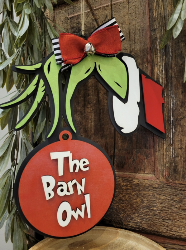 GRINCH DOOR HANGER